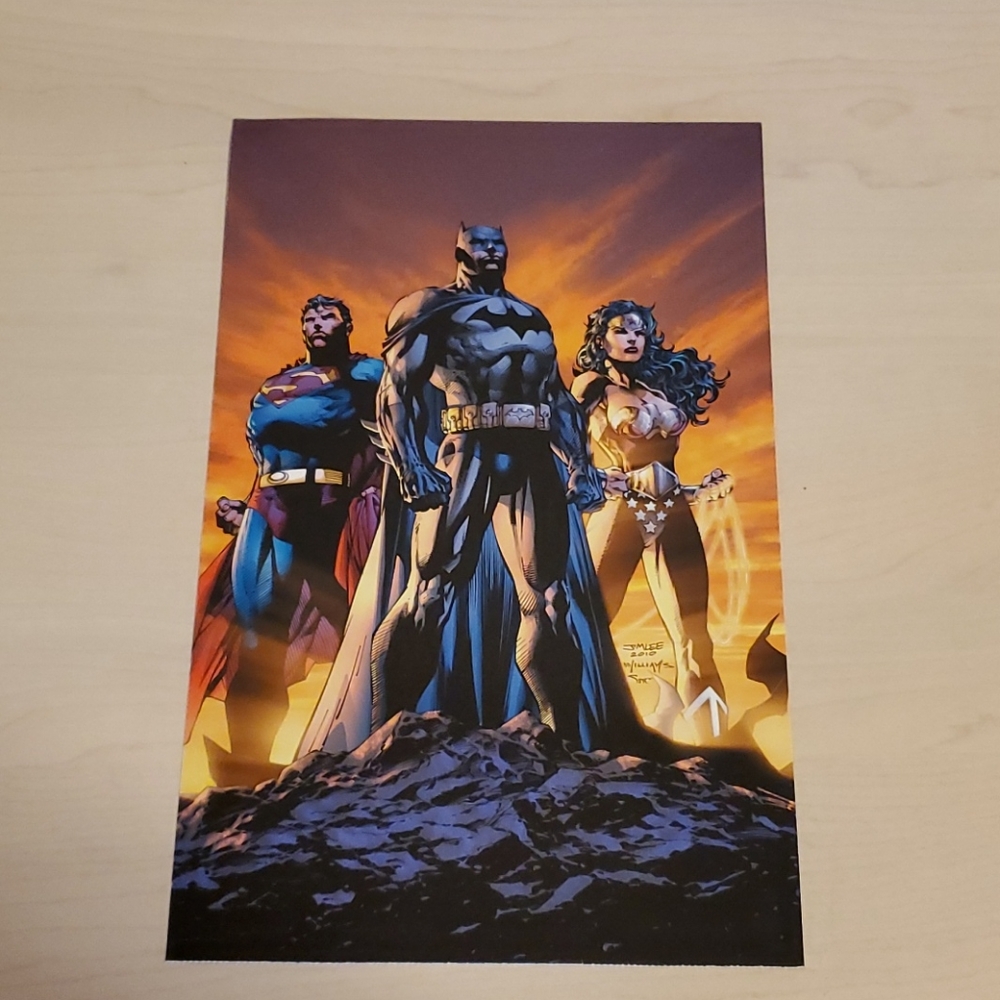DC Poster Superman,  Batman, and Wonder Woman
